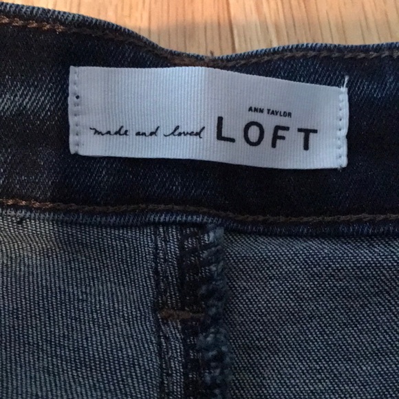 LIKE NEW LOFT denim jean leggings - Picture 4 of 5
